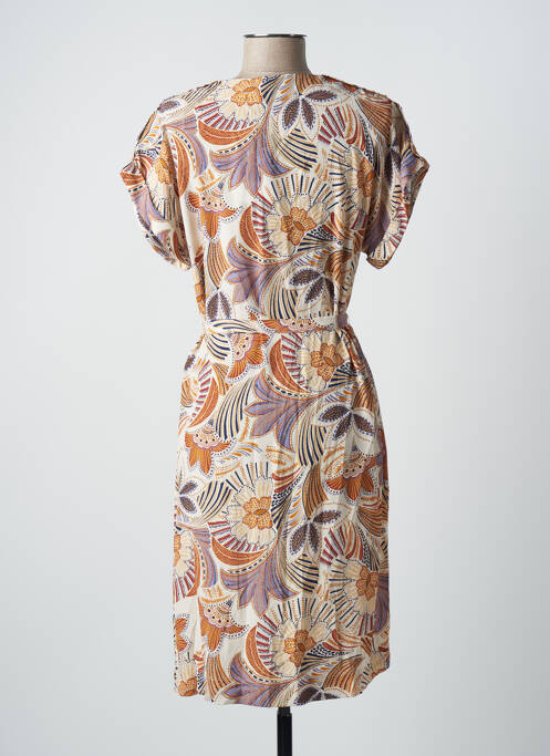 Robe mi-longue beige DIANE LAURY pour femme