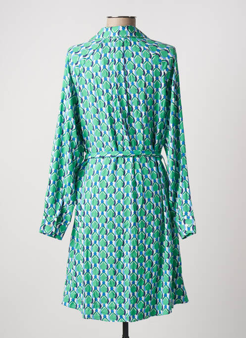 Robe mi-longue vert C'EST BEAU LA VIE pour femme
