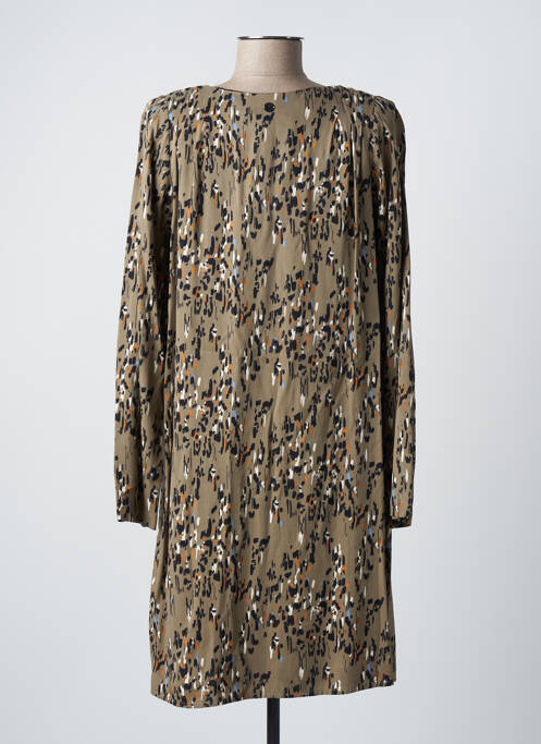 Robe mi-longue vert LOLA ESPELETA pour femme