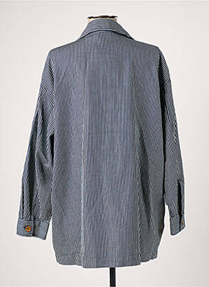 Veste casual poches bleu SKFK femme