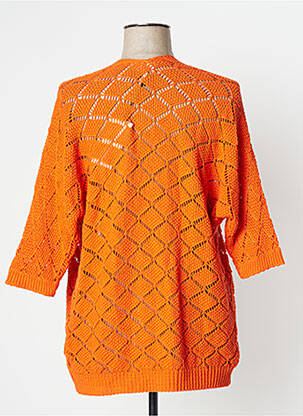 Gilet manches longues manches 3/4 orange LOLA ESPELETA femme