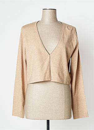 Gilet manches longues fermeture boutonnée sur le devant beige STREET ONE femme