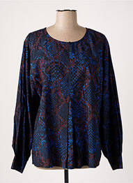 Blouse col rond manches longues noir MASAI femme