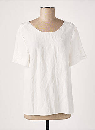 Top manches courtes manches courtes beige CHERRY PARIS femme