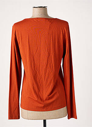 T-shirt manches longues manches longues marron MALOKA femme