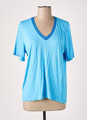 T-shirt bleu ANGE pour femme seconde vue