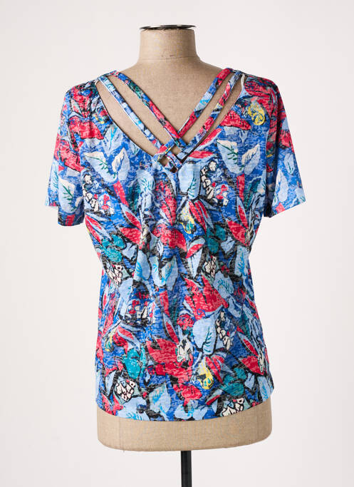 Top bleu DIANE LAURY pour femme