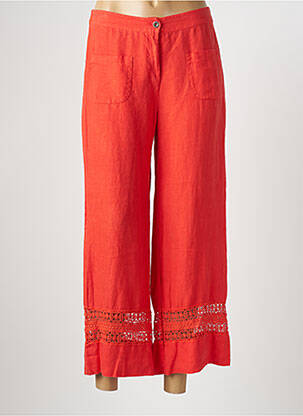 Pantalon large rouge MALOKA femme