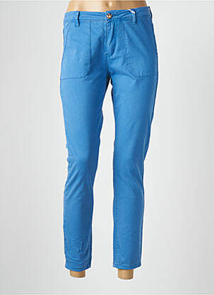 Pantalon 7/8 bleu F.A.M. pour femme
