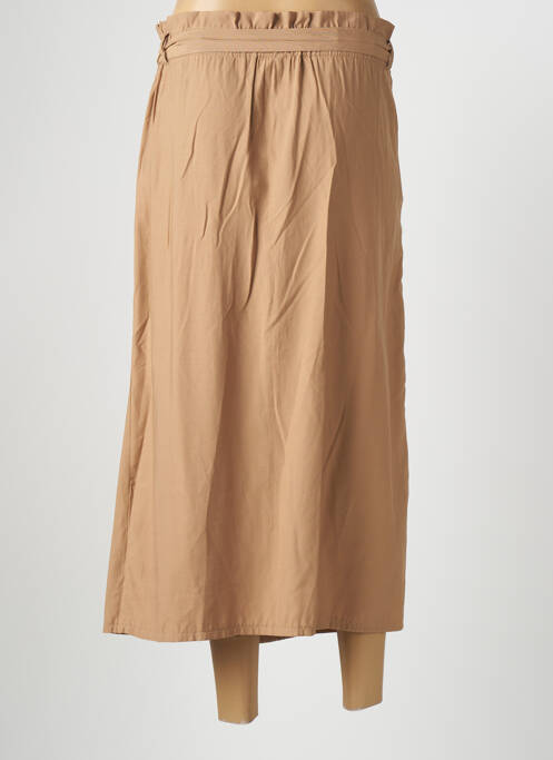Jupe mi-longue beige CHERRY PARIS pour femme