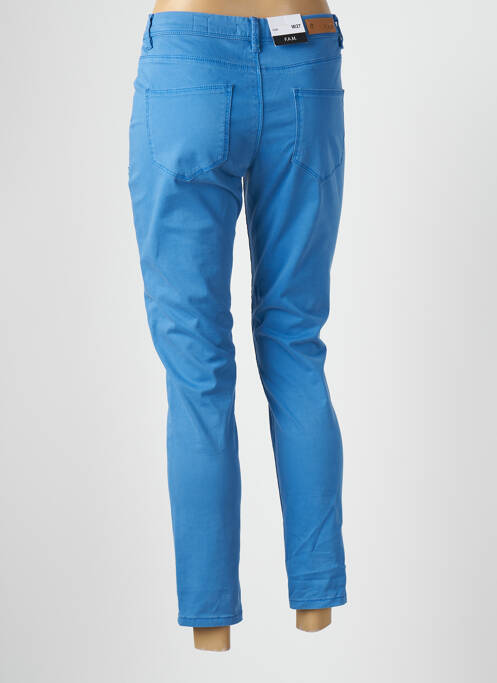 Pantalon 7/8 bleu F.A.M. pour femme
