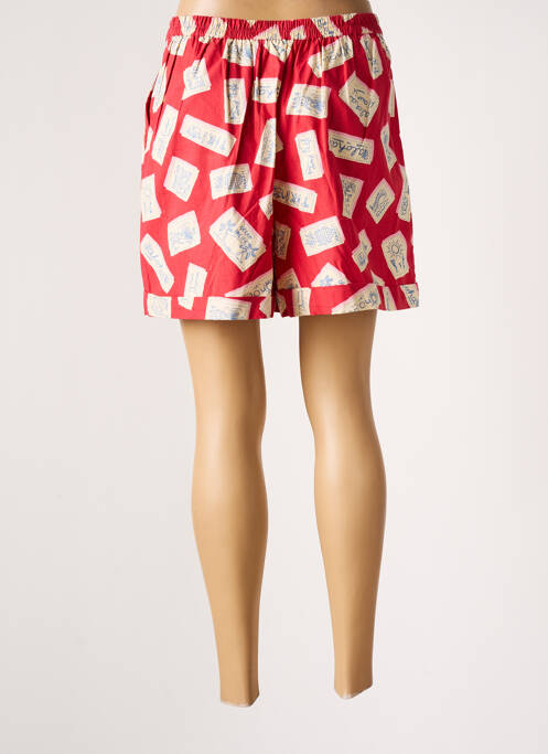 Short rouge COMPAÑIA FANTASTICA pour femme