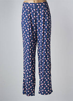 Pantalon droit bleu COMPAÑIA FANTASTICA femme