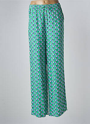Pantalon large vert C'EST BEAU LA VIE femme
