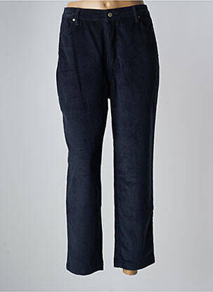 Pantalon 7/8 bleu LAURE + MAX femme
