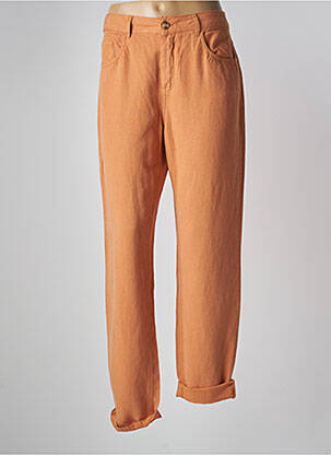 Pantalon droit orange LOLA ESPELETA femme