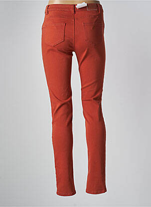 Jeans coupe slim orange C'EST BEAU LA VIE femme