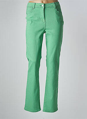 Jeans coupe droite vert DIANE LAURY pour femme