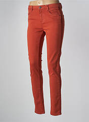 Jeans coupe slim orange C'EST BEAU LA VIE pour femme seconde vue