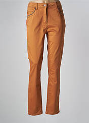 Pantalon droit marron DIANE LAURY pour femme seconde vue