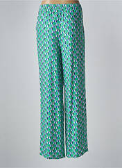 Pantalon large vert C'EST BEAU LA VIE pour femme seconde vue