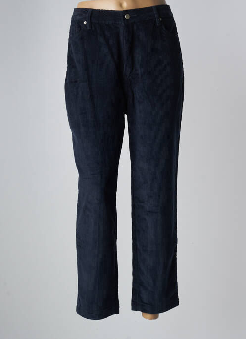 Pantalon 7/8 bleu LAURE + MAX pour femme