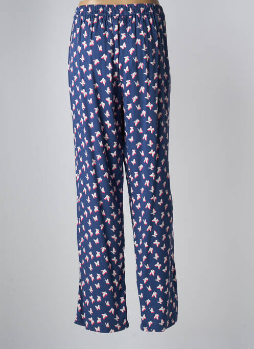 Pantalon droit bleu COMPAÑIA FANTASTICA pour femme