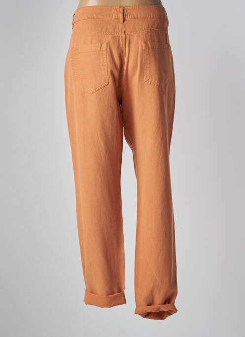 Pantalon droit orange LOLA ESPELETA pour femme