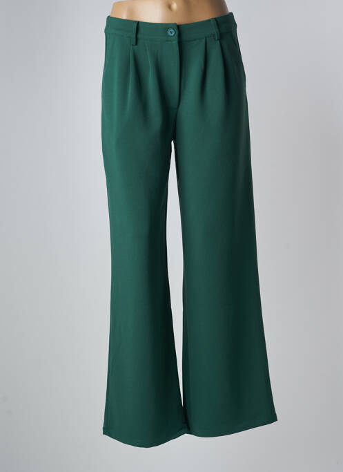 Pantalon flare vert COMPAÑIA FANTASTICA pour femme