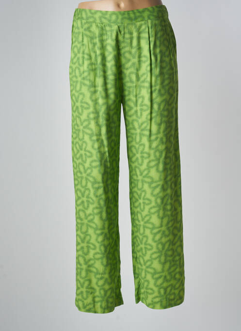 Pantalon large vert COMPAÑIA FANTASTICA pour femme