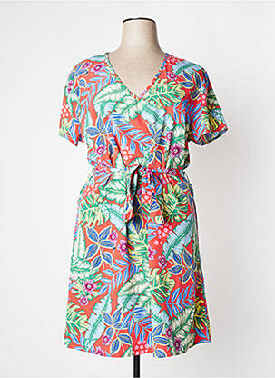 Robe mi-longue rouge ROSE POMME femme