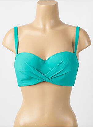 Haut de maillot de bain haut soutien-gorge moulé haut soutien-gorge moulé vert ANTIGEL femme
