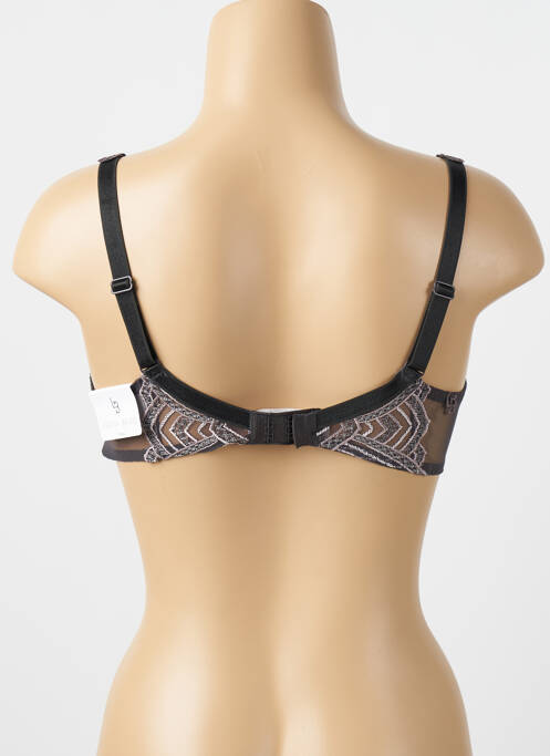 Soutien-gorge broderie haut soutien-gorge emboitant gris LOUISA BRACQ femme