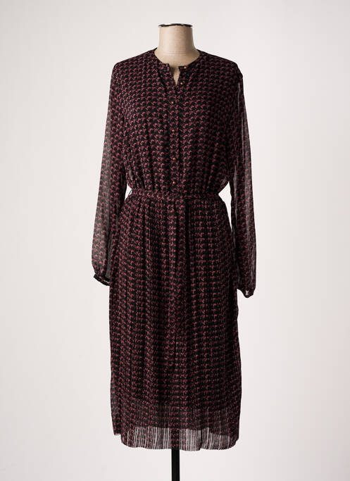 Robe mi-longue noir YEST pour femme