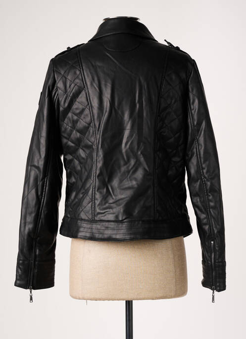 Veste simili cuir noir FRED SABATIER femme