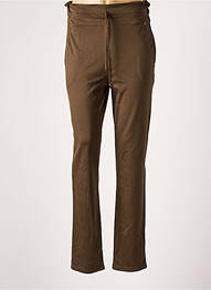 Pantalon slim taille élastique taille normale vert EGO femme