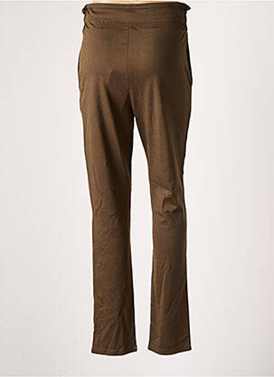 Pantalon slim taille élastique taille normale vert EGO femme