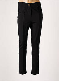 Pantalon slim stretch taille haute noir YEST femme