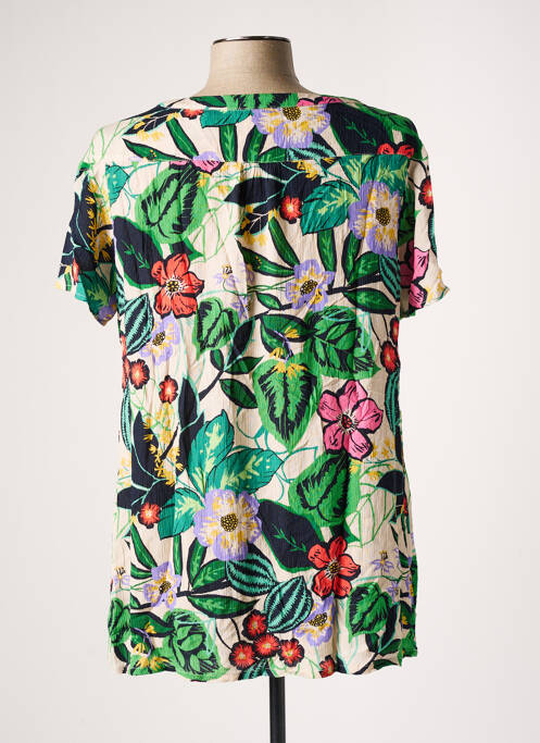 Tunique manches courtes vert MAE MAHE pour femme