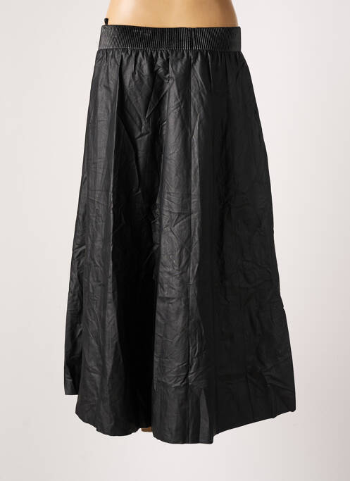 Jupe longue noir MAT. pour femme