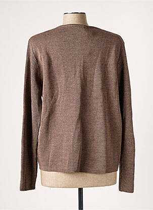 Veste casual col rond marron THE STYLE femme