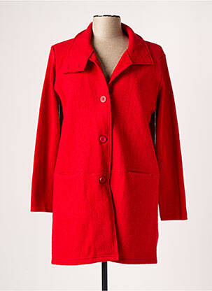 Veste casual rouge THE STYLE pour femme