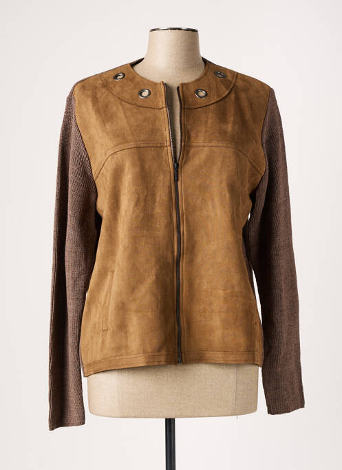 Veste casual marron THE STYLE pour femme