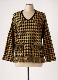 Pull col v manches longues beige GUITARE femme