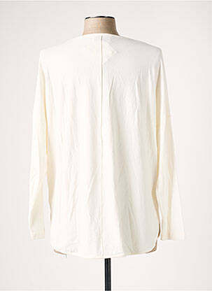 Tunique manches longues tissage crêpe blanc GUITARE femme