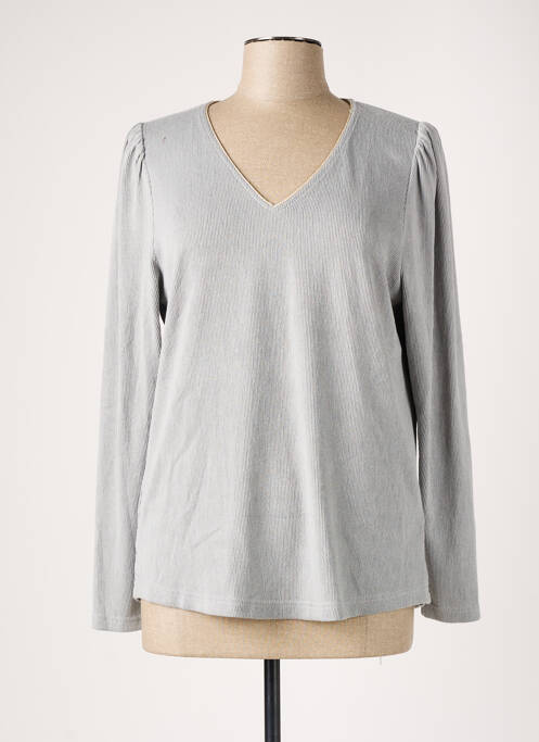 Top gris FRED SABATIER pour femme