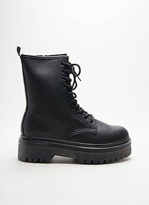 Bottines/boots fermeture zip et lacets talon de 4 à 6cm noir EXÉ femme