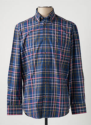 Chemise manches longues poches poitrine bleu BANDE ORIGINALE homme