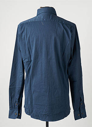 Chemise manches longues manches longues bleu LEVORATTO homme