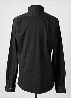 Chemise manches longues manches longues noir LEVORATTO homme